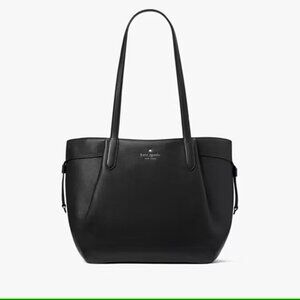 Kate Spade Black Leather “Dumpling” Tote